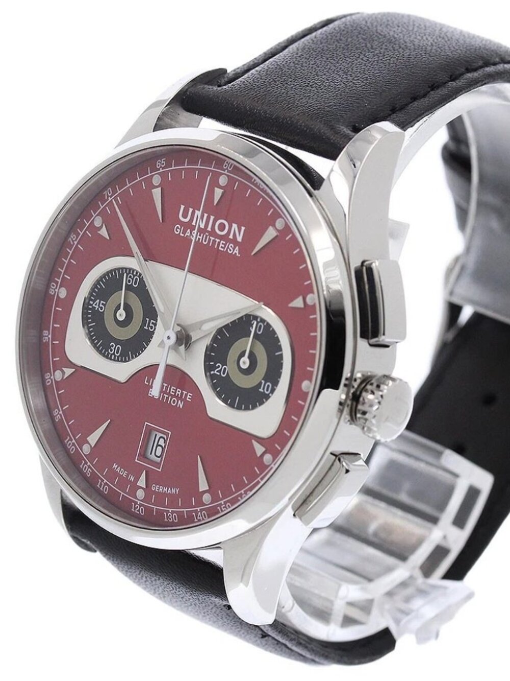 UNION GLASHUTTE Noramis D008.427A Chronograph Red Dial Automatic Men's_963235